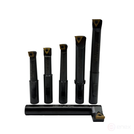 A set of 6 cutters. with fur. fastening of t/c plates to boring heads f 50 mm (F1-12 mm) TORNERI T024145