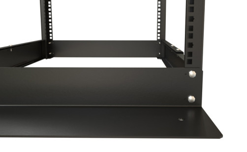 ORK2A-4268-RAL9005 Open rack 19-inch (19"), 42U, height 2070 mm, two-frame, width 550 mm, depth adjustable 600-850 mm, color black (RAL 9005)