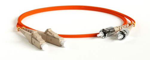 FC-D2-62-LC/PR-ST/PR-H-5M-LSZH-OR Patch cord fiber optic (cord) MM 62.5/125, LC-ST, 2.0 mm, duplex, LSZH, 5 m