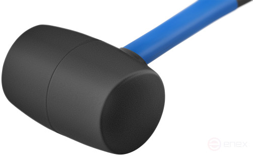 Rubber mallet, fiberglass handle 450 gr.