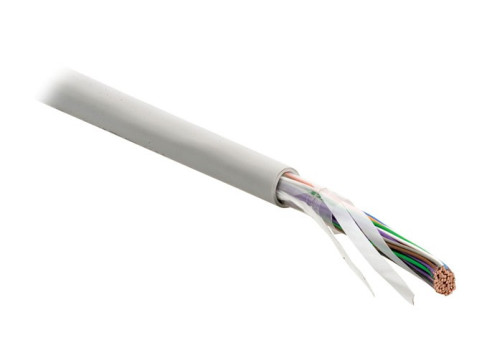UUTP25-C3-S24-IN-LSZH-GY Cable twisted pair, unshielded U/UTP, category 3, 25 pairs (24 AWG), single-core (solid), LSZH ng(A)-HF, -20°C – +60°C, gray