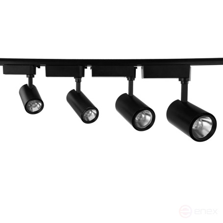 Светодиодный трековый светильник Mosvolt TL-1 165 - 265 V 25w Black