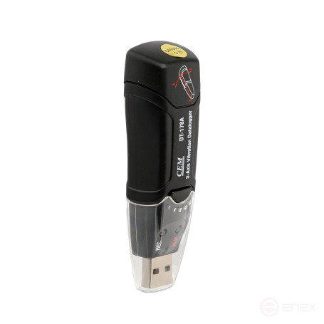 DT-178A 3-axis vibration recorder