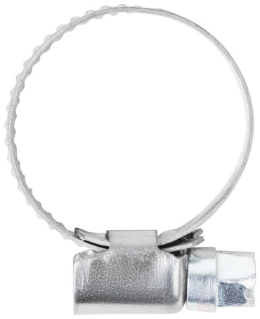 Хомут обжимной накатной, ширина 9 мм, нерж.сталь 16-27 мм