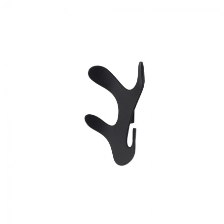 Крючок меб. четырехрожковый мет. KORAL черный матовый AKS