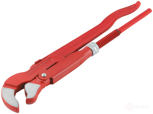 Gas pipe wrench 45 gr. ( type S ) tools steel 1" (300 mm)