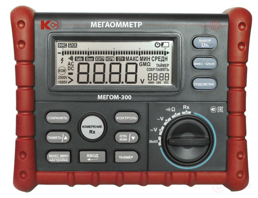 Digital megaohmmeter MEGOM-300