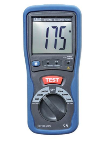 Phase-zero loop Resistance Meter DT-5301 CEM