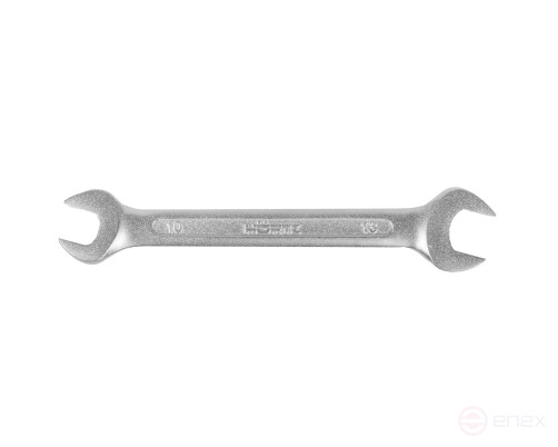 Ключ гаечный рожковый двусторонний 10х13 мм хромирование HORTZ (7811-0458)