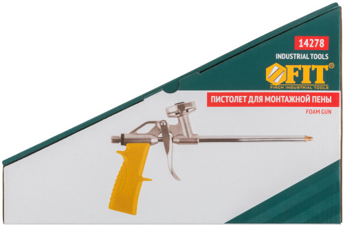 Mounting foam gun, aluminum body