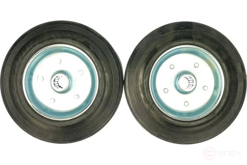 Set of cast wheels for KG 150, KG 150 P, PR-1, KGM. (d200 - 2 pcs.)