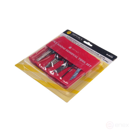 Набор инструмента ER-86122 для демонтажа авторадиоаппаратуры, 20 предметов, на планшете ЭВРИКА 1/12/72