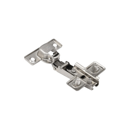 Петля мини накладная с пружиной 38мм h0 slide-on AKS (еврошурупы)