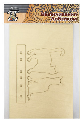 Billet for sawing "Cats on a stand"