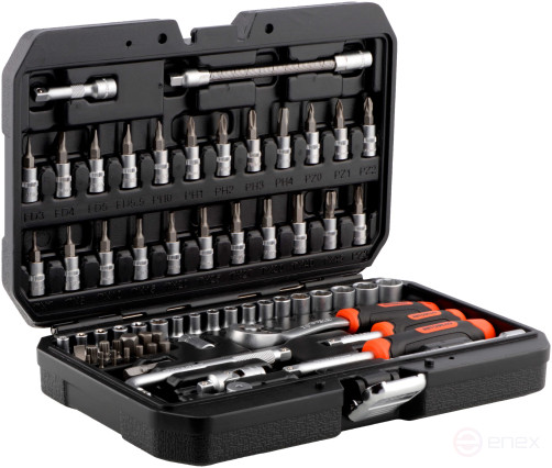 Набор головок торцевых 66пр. 1/4"DR АвтоDело PRO (39866)