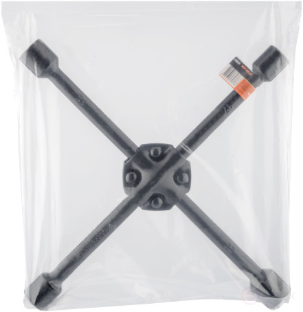 Ключ баллонный-крест (17*19*21*22)(черн.лак,усиленный)(АвтоDело) 30817