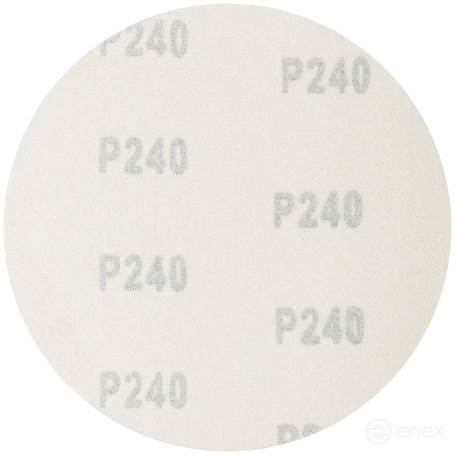 Круги абразивные шлифовальные на ворсовой основе под "липучку" (Р240, 125 мм, 5шт.), Cutop Profi