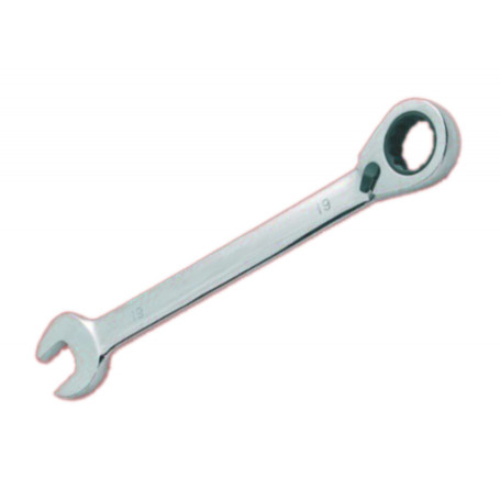 Combination key DUEL ratchet with reverse 24mm, length 320 mm, 12400024