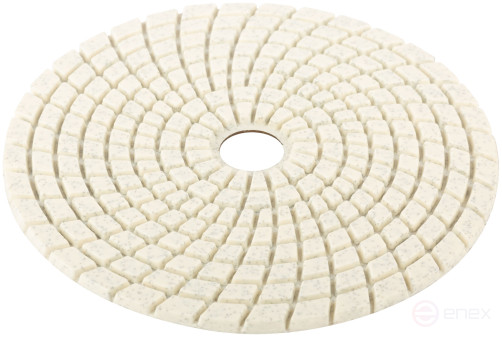 Алмазный гибкий шлифовальный круг АГШК (липучка), влажное шлифование, 125 мм, Р 50