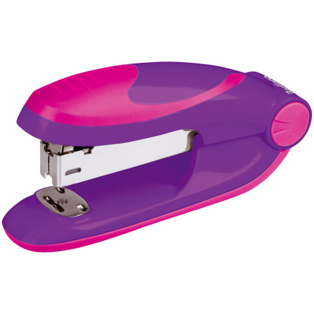 Stapler No. 24/6, 26/6 Berlingo "Fuze" up to 25 liters., 100 staples, plastic case, purple