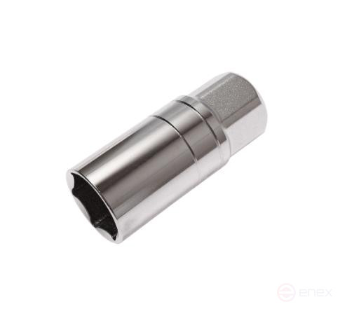 Головка свечная 1/2" 21мм 6-гранная с резиновым фиксатором JTC