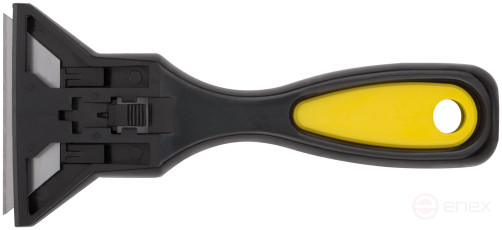 Reinforced plastic glass scraper, blade width 60 mm
