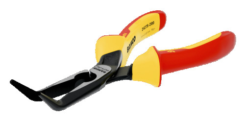 Pliers with curved lips