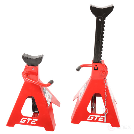 Стойка ремонтная 6т h=400-620мм 2шт с быстрым подъемом штока GTE