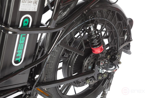 Электровелосипед Gelbert Khan 1, черный