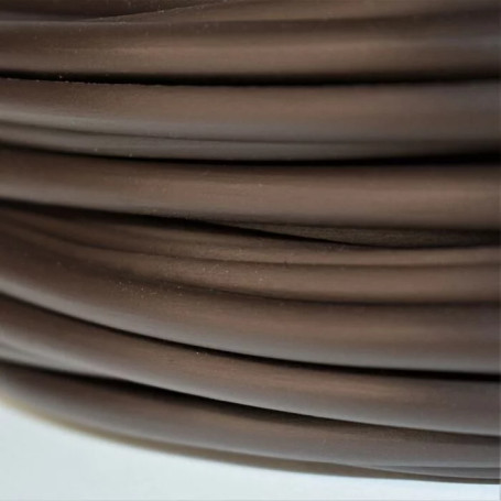 Полиротанг TREVO серия LIDER, гладкий, 7мм, ПОЛУТРУБКА, венге, 5кг(500м)