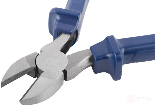 Tor side cutters, tools steel, plastic handles 160 mm
