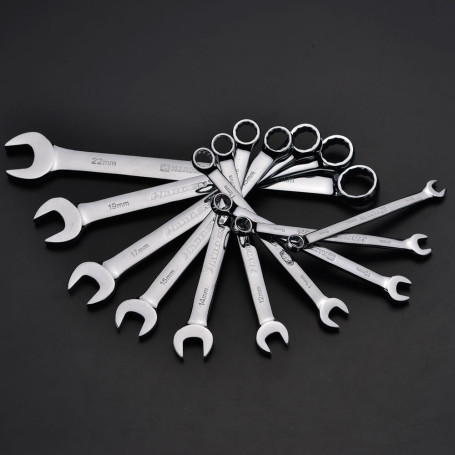 A set of keys combined 10 items CRV 8-22mm. // HARDEN