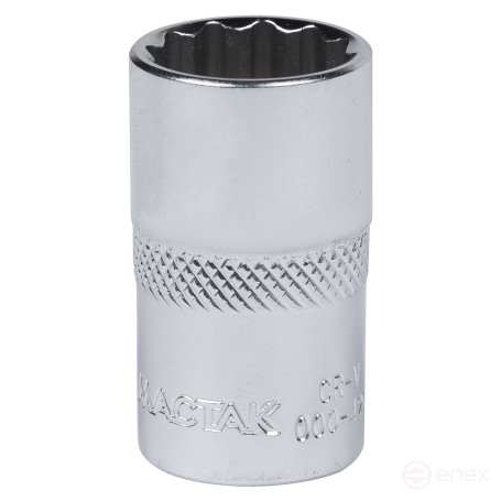 Головка торцевая стандартная двенадцатигранная 1/2", 14 мм МАСТАК 000-42014