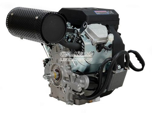 Двигатель Lifan LF2V78F-2A PRO(4500), вал 25мм, катушка 20 Ампер датчик давл./м, м/радиатор, ручн.+электр. зап