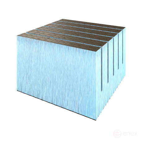 Real transverse panel 2500x600x80 #2 grid 1/epps80/grid 0