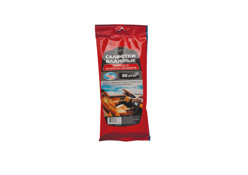 Wet wipes for car interior 30 pcs. included