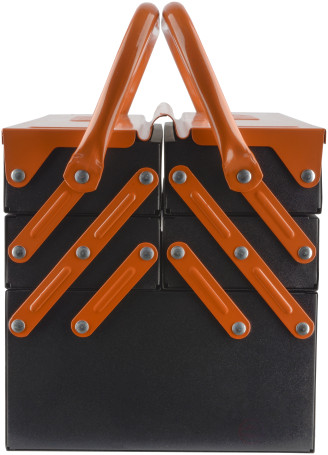 The tool box is metal. 400mm (Car Seat) (44214)