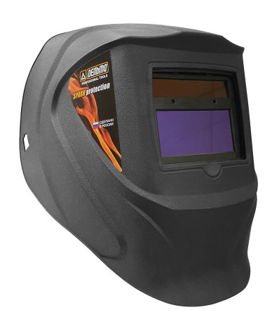 Chameleon face shield with automatic light filter 3D model