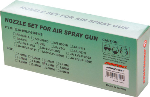 JA-HVLP-6109-NS17 Дюза сменная 1.7 мм для пистолета покрасочного "Краскопульт" JA-HVLP-6109