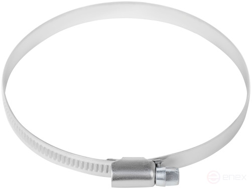 Хомут обжимной накатной, ширина 9 мм, нерж.сталь 80-100 мм