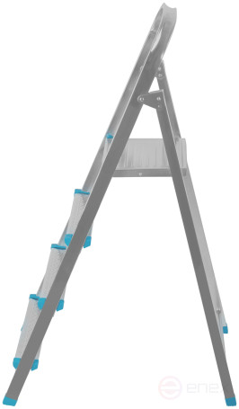 Steel ladder, 4 steps, weight 4.5 kg