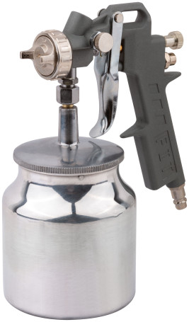Pneumatic spray gun, aluminum bottom tank 750 ml, 1.5 mm