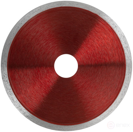 Diamond solid cutting disc, thin (wet cutting), for tiles and porcelain stoneware, 125x1.1x6.0x22.2 mm