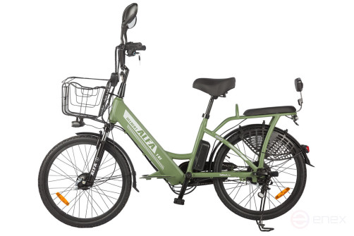 Gelbert ALFA 1 ST electric bike, green