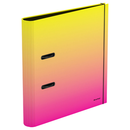 Berlingo "Radiance" logger folder, 50 mm, laminated, yellow/pink gradient