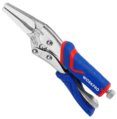 Fixing pliers with long noses 165mm prof WP231075 WORKPRO