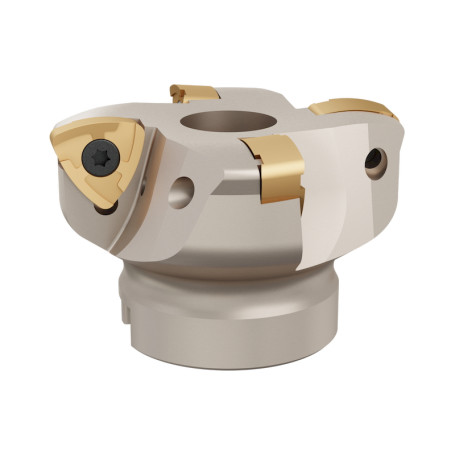 Торцевая насадная фреза UNEU 1307R Ingrsl 63x22 мм, Z-4, с высокоскоростной подачей