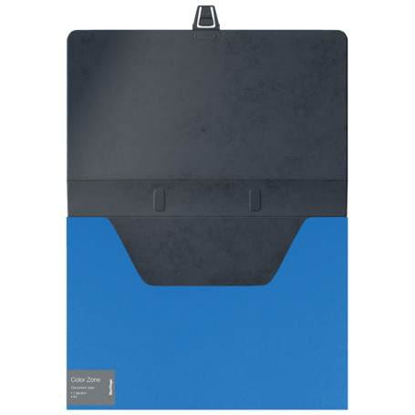Briefcase folder 1 Berlingo "Color Zone" A4 compartment, 330*230*35 mm, 1000 microns, blue
