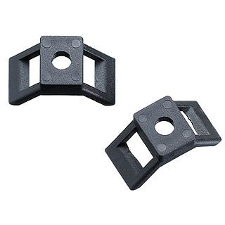 Площадка винтовая черного цвета до 7,8 мм (упак.100шт)