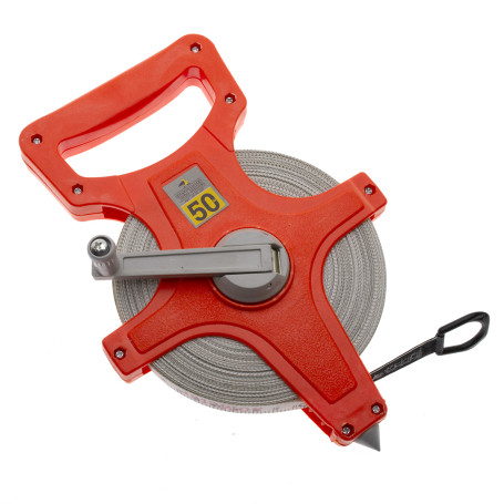 Рулетка геодезическая в открытом корпусе 50 м, ЧЕГЛОК